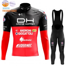 2022 Winter Drone Hopper - Androni Giocattoli Pro Team Abbigliamento Ciclismo Maglia Ciclismo Manica Lunga e Salopette Lunga 2nyyb