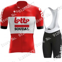 2022 Team Lotto Soudal abbigliamento Bici Completo Maglia Ciclismo Corta e pantaloni bmdcV