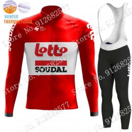 2022 Winter Lotto Soudal Pro Team Abbigliamento Ciclismo Maglia Ciclismo Manica Lunga e Salopette Lunga l49by