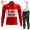 2022 Winter Lotto Soudal Pro Team Abbigliamento Ciclismo Maglia Ciclismo Manica Lunga e Salopette Lunga l49by
