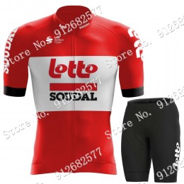2022 Team Lotto Soudal abbigliamento Bici Completo Maglia Ciclismo Corta e Salopette 6JQ94