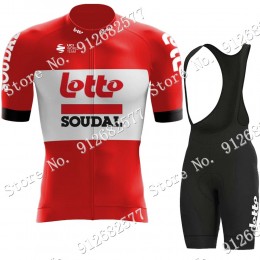 2022 Team Lotto Soudal abbigliamento Bici Completo Maglia Ciclismo Corta e Salopette o179t