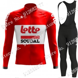 2022 Lotto Soudal Pro Team Abbigliamento Ciclismo Maglia Ciclismo Manica Lunga e Salopette Lunga Jd4jQ