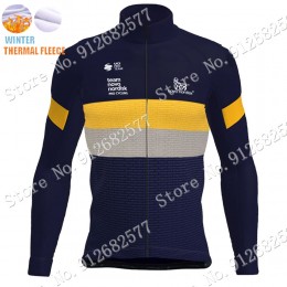 2022 Winter Novo Nordisk Pro Team Maglie Ciclismo Manica Lunga 2dBYh