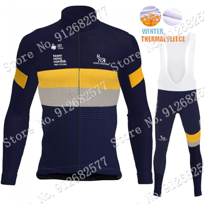 2022 Winter Novo Nordisk Pro Team Abbigliamento Ciclismo Maglia Ciclismo Manica Lunga e Salopette Lunga 01WaF 2022 Winter Novo Nordisk Pro Team Abbigliamento Ciclismo Maglia Ciclismo Manica Lunga e Salopette Lunga 01WaF