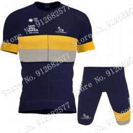 2022 Team Novo Nordisk abbigliamento Bici Completo Maglia Ciclismo Corta e Salopette NjLrp
