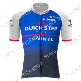 2022 Team Quick Step Alpha Vinyl Maglia Ciclismo Manica Corta JLNpI