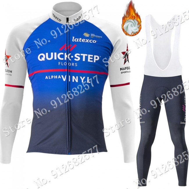 2022 Winter Quick Step Alpha Vinyl Pro Team Abbigliamento Ciclismo Maglia Ciclismo Manica Lunga e pantaloni lunga yl6Li 2022 Winter Quick Step Alpha Vinyl Pro Team Abbigliamento Ciclismo Maglia Ciclismo Manica Lunga e pantaloni lunga yl6Li