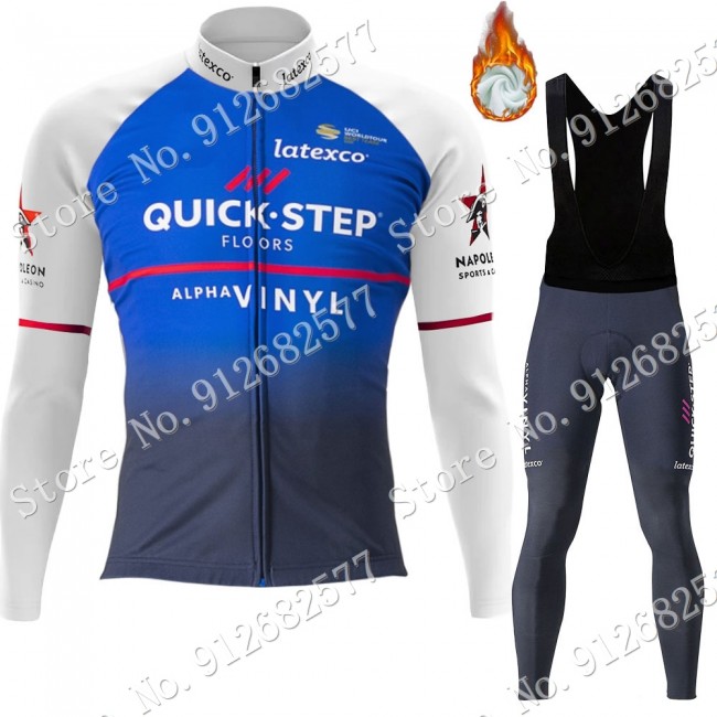 2022 Winter Quick Step Alpha Vinyl Pro Team Abbigliamento Ciclismo Maglia Ciclismo Manica Lunga e Salopette Lunga mAevD 2022 Winter Quick Step Alpha Vinyl Pro Team Abbigliamento Ciclismo Maglia Ciclismo Manica Lunga e Salopette Lunga mAevD