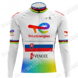 2022 Total New Energies Slovenia champion Pro Team Maglie Ciclismo Manica Lunga m9gfw