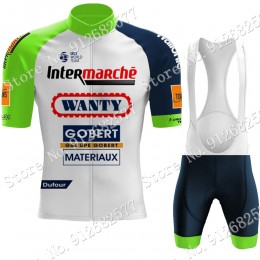 2022 Team Wanty Gobert abbigliamento Bici Completo Maglia Ciclismo Corta e Salopette 1R9XQ
