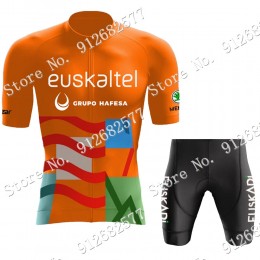 2022 Team euskadi euskaltel abbigliamento Bici Completo Maglia Ciclismo Corta e Salopette UPAGo