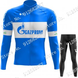 2022 gazprom rusvelo Pro Team Abbigliamento Ciclismo Maglia Ciclismo Manica Lunga e pantaloni lunga x8GZv