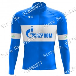 2022 gazprom rusvelo Pro Team Maglie Ciclismo Manica Lunga pgbsj