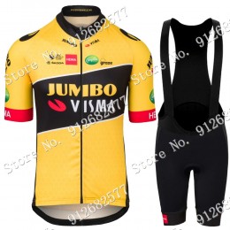 2022 Team jumbo visma abbigliamento Bici Completo Maglia Ciclismo Corta e Salopette Ojnnu