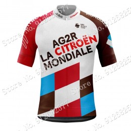 2022 Team ag2r Maglia Ciclismo Manica Corta 1FsFB