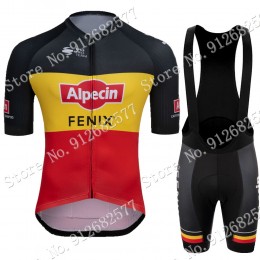 2022 Team Belgium alpecin fenix abbigliamento Bici Completo Maglia Ciclismo Corta e Salopette m8hJq