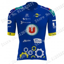 2022 Team UC Nantes Atlantique Maglia Ciclismo Manica Corta sB9sQ