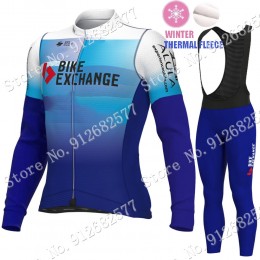 2022 Winter bike exchange Pro Team Abbigliamento Ciclismo Maglia Ciclismo Manica Lunga e pantaloni lunga zWJXG