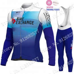2022 Winter bike exchange Pro Team Abbigliamento Ciclismo Maglia Ciclismo Manica Lunga e Salopette Lunga vhPft