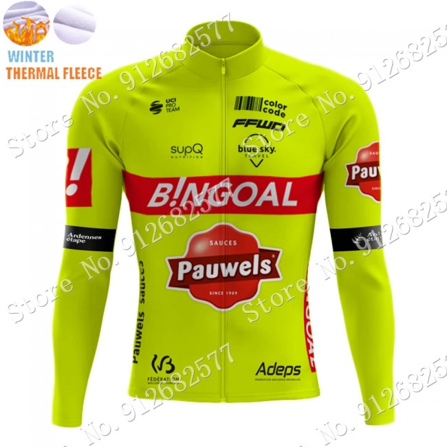 2022 Winter bingoal WALLONIE BRUXELLES Pro Team Maglie Ciclismo Manica Lunga QNErw 2022 Winter bingoal WALLONIE BRUXELLES Pro Team Maglie Ciclismo Manica Lunga QNErw
