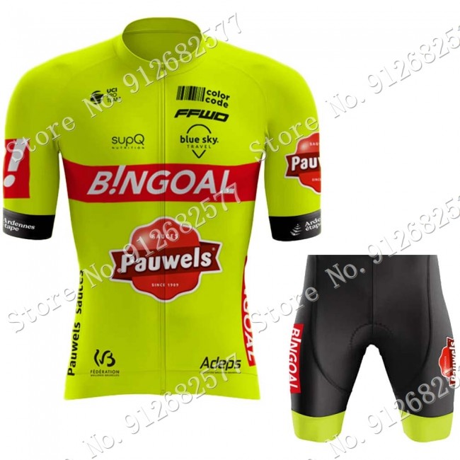 2022 Team bingoal WALLONIE BRUXELLES abbigliamento Bici Completo Maglia Ciclismo Corta e Salopette Jbunp 2022 Team bingoal WALLONIE BRUXELLES abbigliamento Bici Completo Maglia Ciclismo Corta e Salopette Jbunp