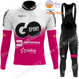 2022 Winter go sport roubaix Pro Team Abbigliamento Ciclismo Maglia Ciclismo Manica Lunga e pantaloni lunga 7X8bI