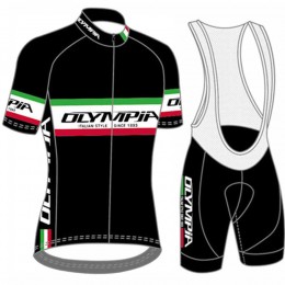 italy olipic Pro Team 2021 abbigliamento Bici Completo Maglia Ciclismo Corta e Salopette lc7sil