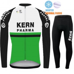 2021 Winter Fleece kern pharma Pro Team Abbigliamento Maglia Ciclismo Manica Lunga e Salopette Lunga JVVq23