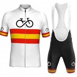 spain Pro 2021 Team abbigliamento Bici Completo Maglia Ciclismo Corta e Pantaloncin q3r9gg