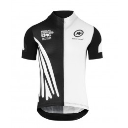 2018 Assos SS.Capeepicx Maglia Ciclismo Manica Corta nero bianco 12963TV