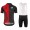 2018 Assos SS.Capeepicx abbigliamento Ciclismo Completo Maglia Ciclismo Corta e Salopette nero rosso 59917IV