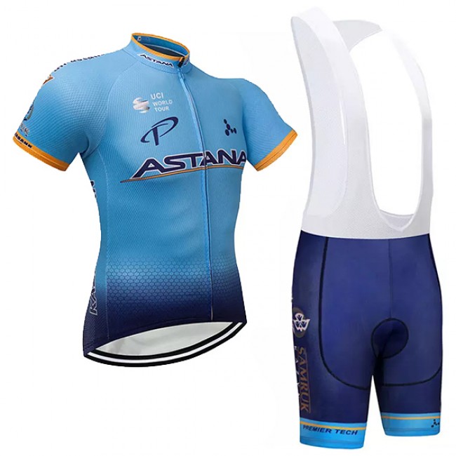 2018 Astana blu abbigliamento Ciclismo Completo Maglia Ciclismo Corta e Salopette 53629YW 2018 Astana blu abbigliamento Ciclismo Completo Maglia Ciclismo Corta e Salopette 53629YW
