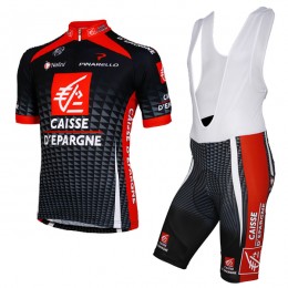 2018 CAISSE D'EPARGNE abbigliamento Ciclismo Completo Maglia Ciclismo Corta e Salopette 72280JV