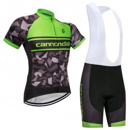 2018 Cannondale Pro Maglia Ciclismo Manica Corta verde 37853JS