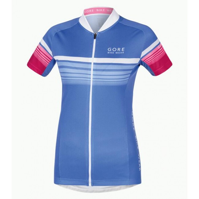 2016 GORE Maglia Ciclismo Manica Corta Donne Element Speedy blu rose fuchsia 97037-RB 2016 GORE Maglia Ciclismo Manica Corta Donne Element Speedy blu rose fuchsia 97037-RB