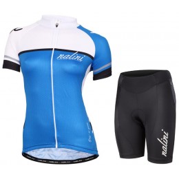 NALINI PRO Donne Cycle blu Nuovo abbigliamento Bici Completo Maglia Ciclismo Corta e Pantaloncini 48522-TA