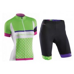 Northwave Donne verde Squadre Pro abbigliamento Bici Completo Maglia Ciclismo Corta e Pantaloncini 84521-VV
