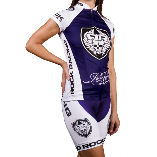 2016 RockRacing blu -bianco Donne Squadre Pro abbigliamento Ciclismo Completo Maglia Ciclismo Corta e Salopette 78629-LB 2016 RockRacing blu -bianco Donne Squadre Pro abbigliamento Ciclismo Completo Maglia Ciclismo Corta e Salopette 78629-LB