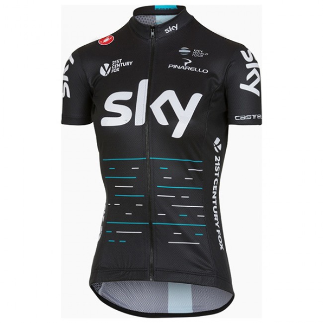 Sky Pro Donne 2017 nero Maglia Ciclismo Manica Corta 59667-FN Sky Pro Donne 2017 nero Maglia Ciclismo Manica Corta 59667-FN