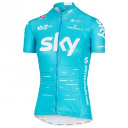 Sky Pro Donne 2017 blu Maglia Ciclismo Manica Corta 94454-OP