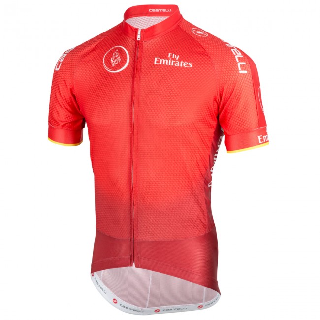 Dubai Tour 2018 rosso Maglia Ciclismo Manica Corta 23379CE Dubai Tour 2018 rosso Maglia Ciclismo Manica Corta 23379CE
