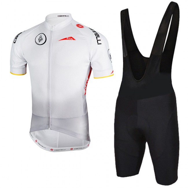 2018 Dubai Tour bianco abbigliamento Ciclismo Completo Maglia Ciclismo Corta e Salopette 35708TX 2018 Dubai Tour bianco abbigliamento Ciclismo Completo Maglia Ciclismo Corta e Salopette 35708TX