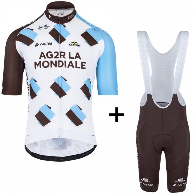 2017 AG2R La Mondiale bianco abbigliamento Ciclismo Completo Maglia Ciclismo Corta e Salopette 31654-ZM 2017 AG2R La Mondiale bianco abbigliamento Ciclismo Completo Maglia Ciclismo Corta e Salopette 31654-ZM