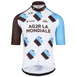 2017 AG2R La Mondiale bianco Maglia Ciclismo Manica Corta 84489-RM