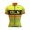 2016 ALE Graphics PRR Bermuda - giallos Fluo Maglia Ciclismo Manica Corta 19092-LQ