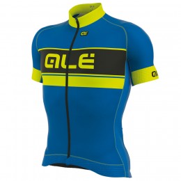 2017 Ale Graphics PRR Bermuda Maglia Ciclismo Manica Corta blu giallos Fluo 31772-XQ
