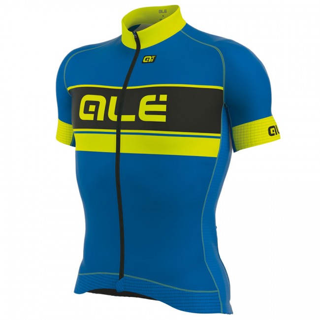 2017 Ale Graphics PRR Bermuda Maglia Ciclismo Manica Corta blu giallos Fluo 31772-XQ 2017 Ale Graphics PRR Bermuda Maglia Ciclismo Manica Corta blu giallos Fluo 31772-XQ