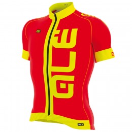 2017 Ale Graphics PRR Arcobaleno Maglia Ciclismo Manica Corta Rosso 44272-AG