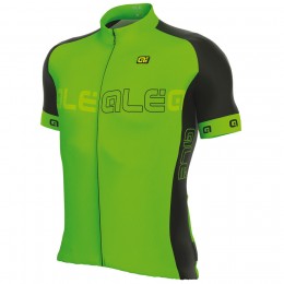 2017 Ale Excel Basic Maglia Ciclismo Manica Corta verde Fluo 44777-BE